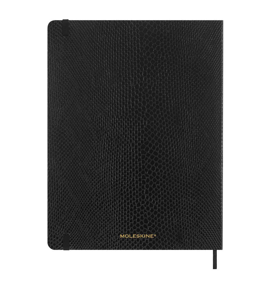 Large Precious & Ethical Vegan Notebook BLACK Image 4