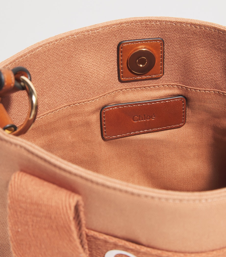 Canvas Logo Tote Bag STONE Image 4