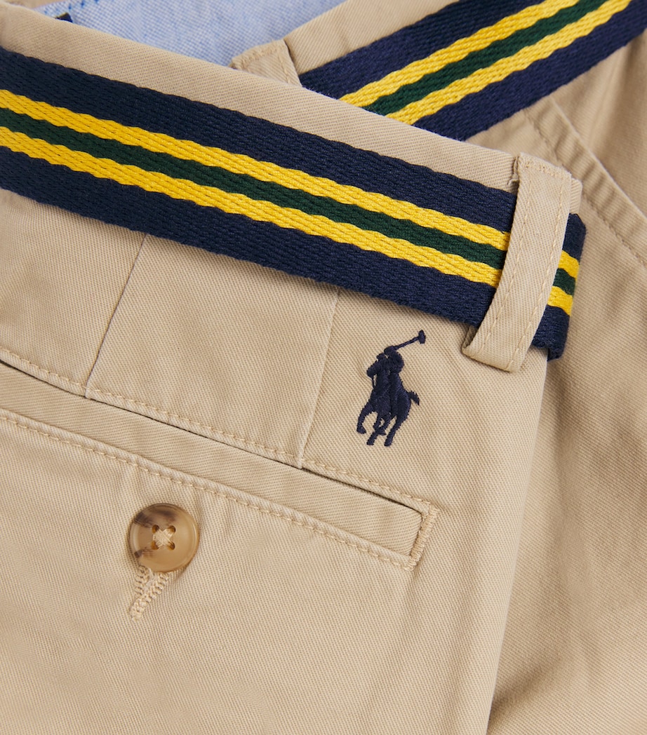 Stretch-Cotton Belted Bedford Trousers (2-7 Years) CLASSIC KHAKI Image 3