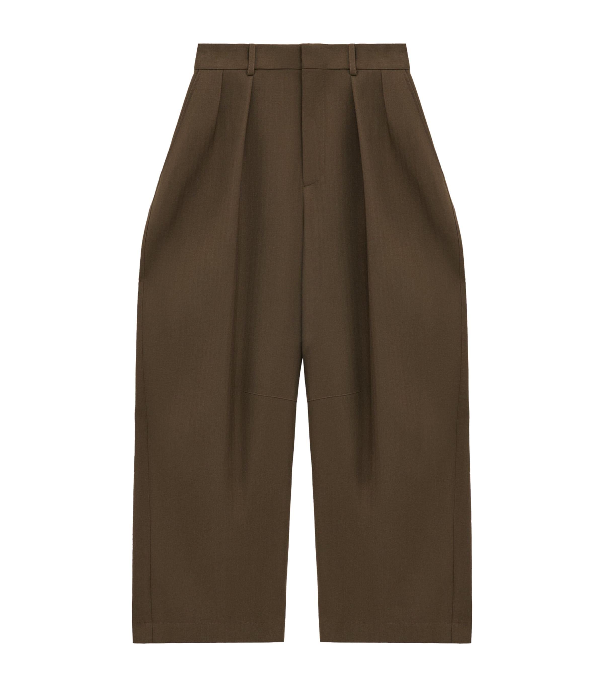 LOEWE WOOL-BLEND BARREL TROUSERS