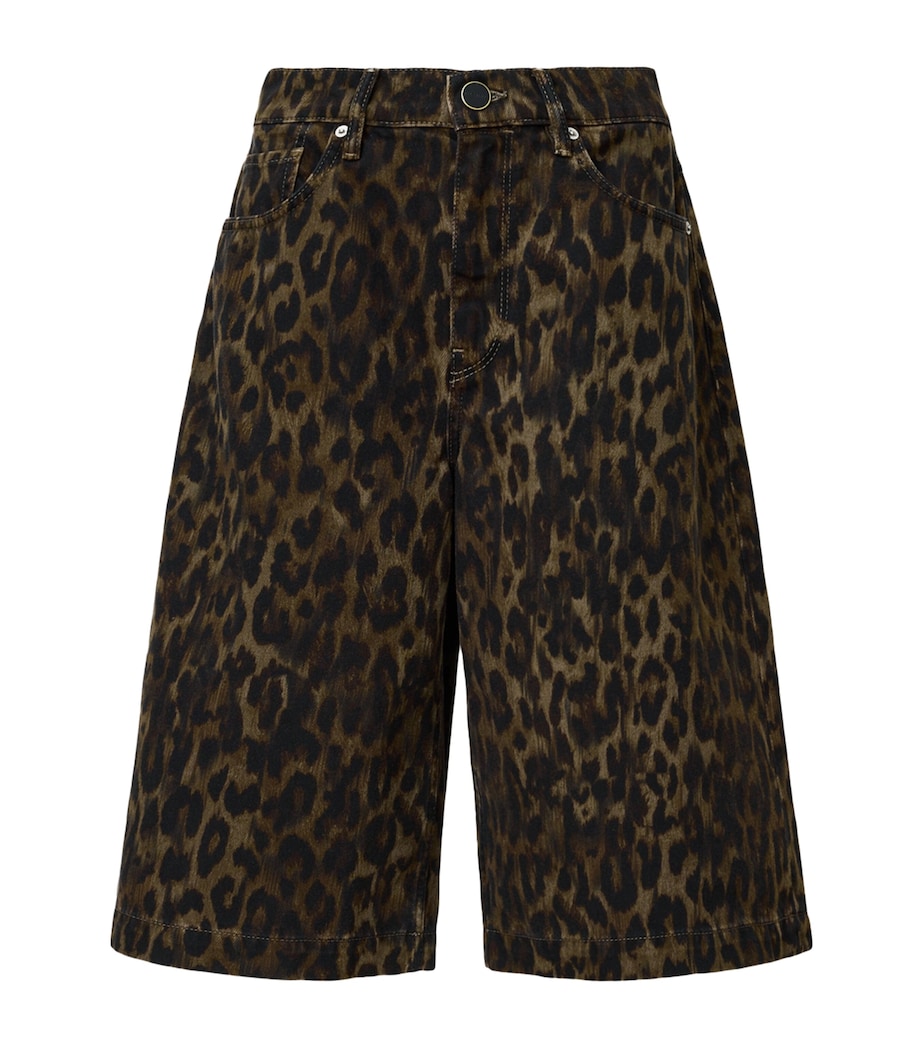 Leopard Print Louie Shorts LEPPO BROWN Image 1