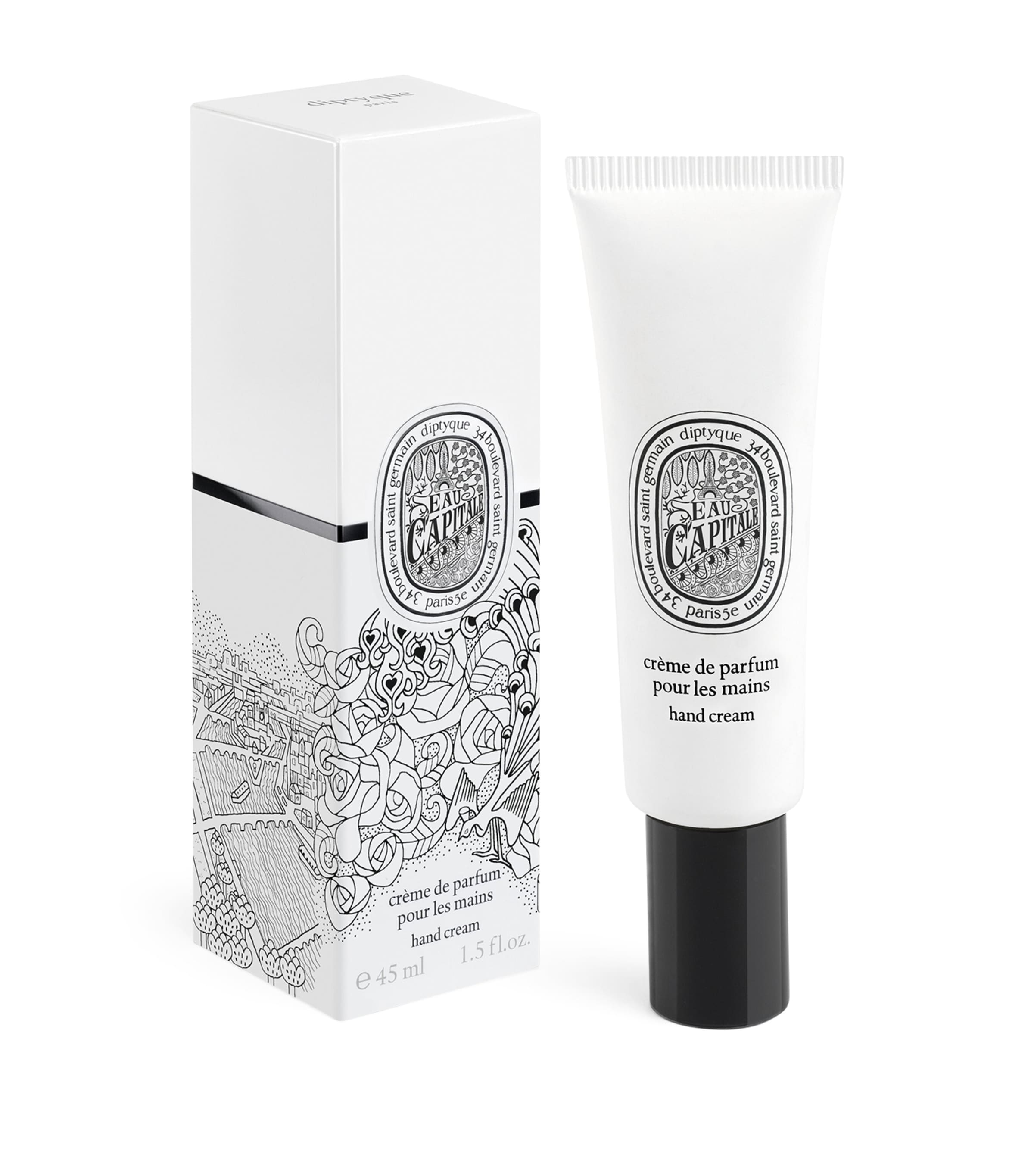 Diptyque Eau Capitale Hand Cream In White