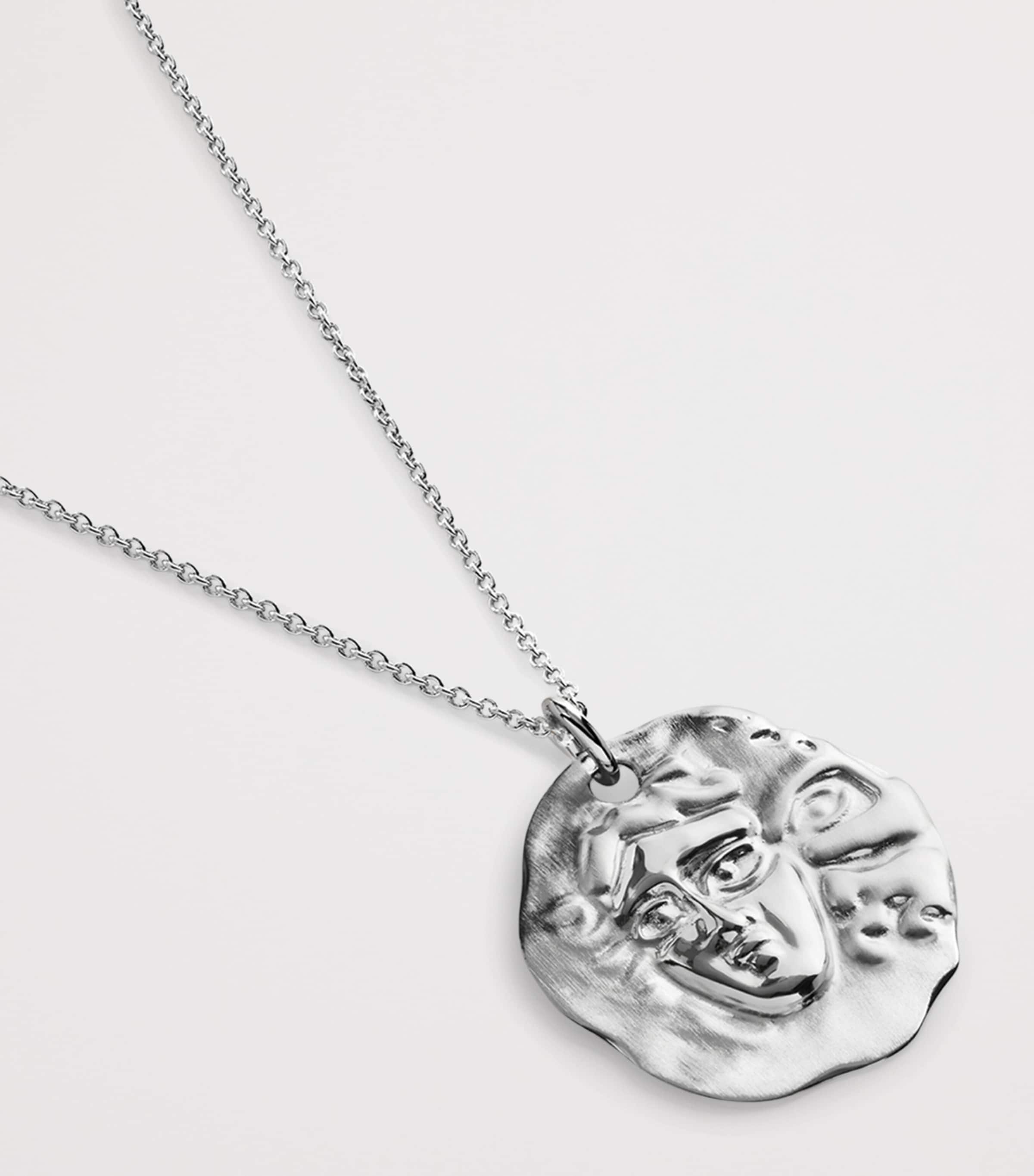 Monica Vinader Sterling Silver Gemini Zodiac Necklace Sterling Silver Image 2