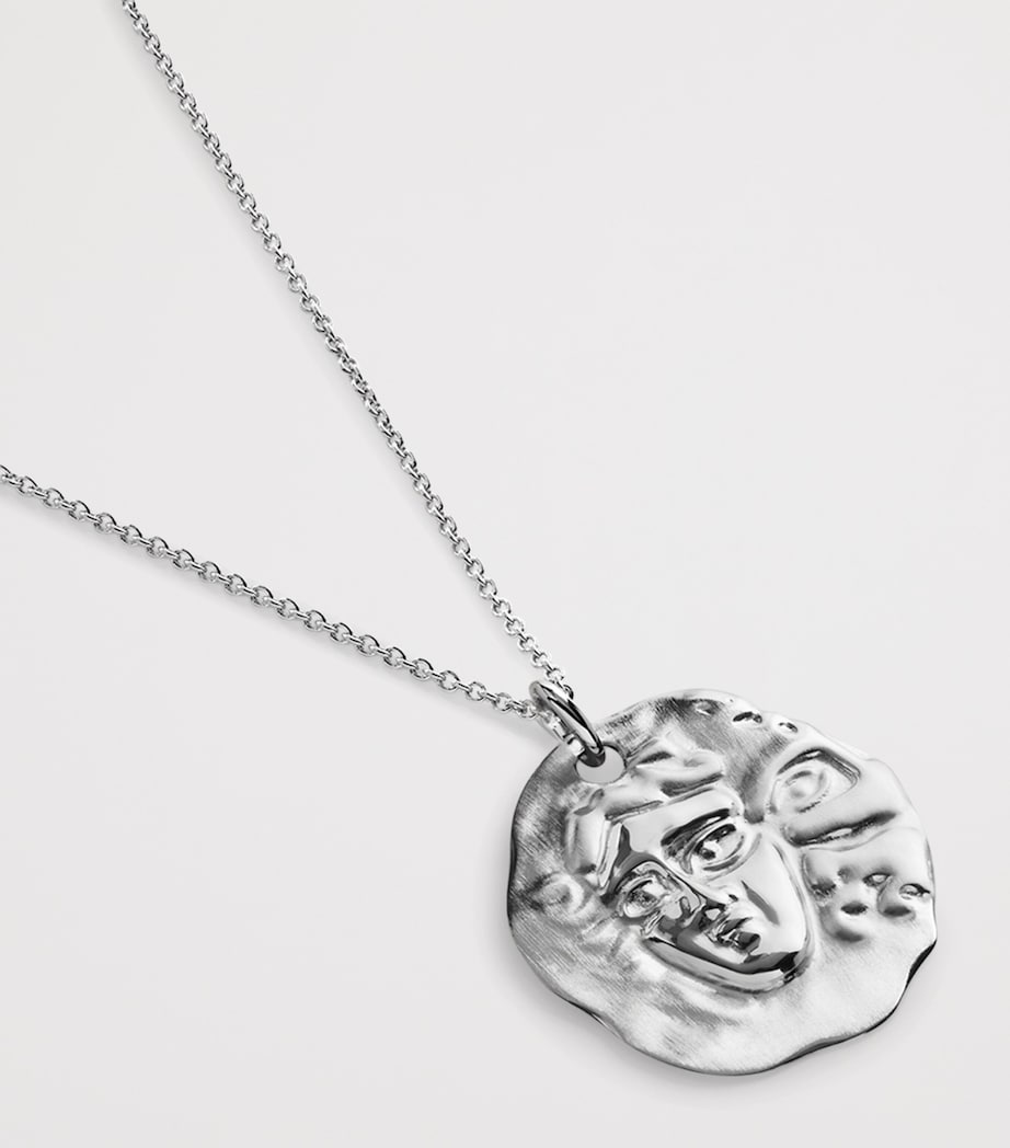 Monica Vinader Sterling Silver Gemini Zodiac Necklace Sterling Silver Image 2