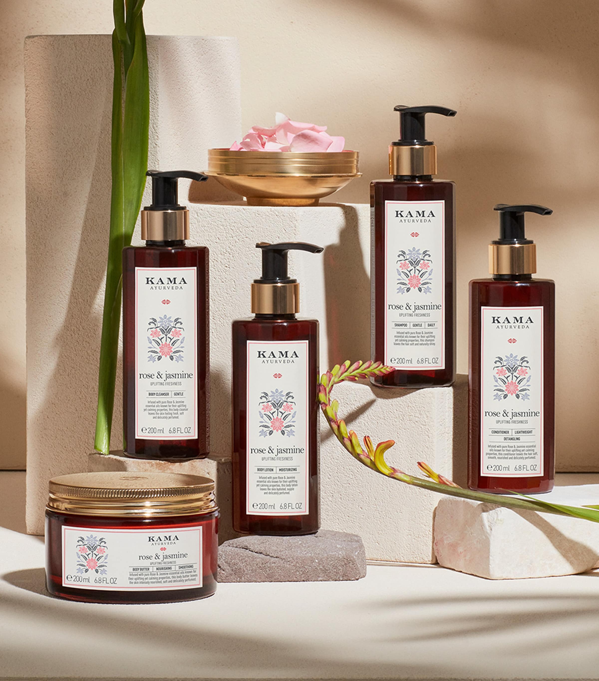 Rose & Jasmine Body Butter (200ml) NO COLOUR Image 3