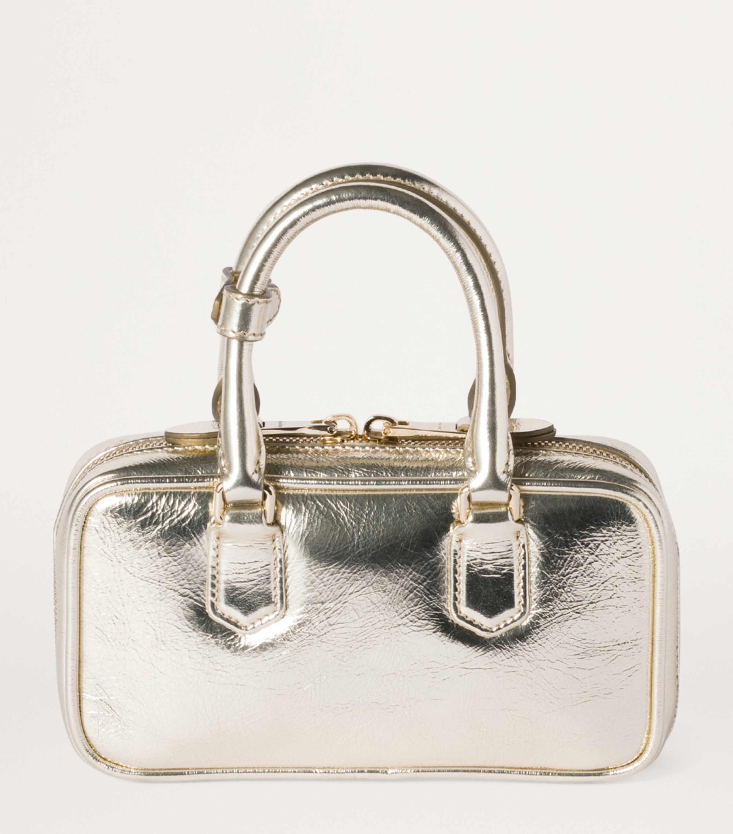 Miu Miu Mini Leather Arcadie Top-Handle Bag Image 3