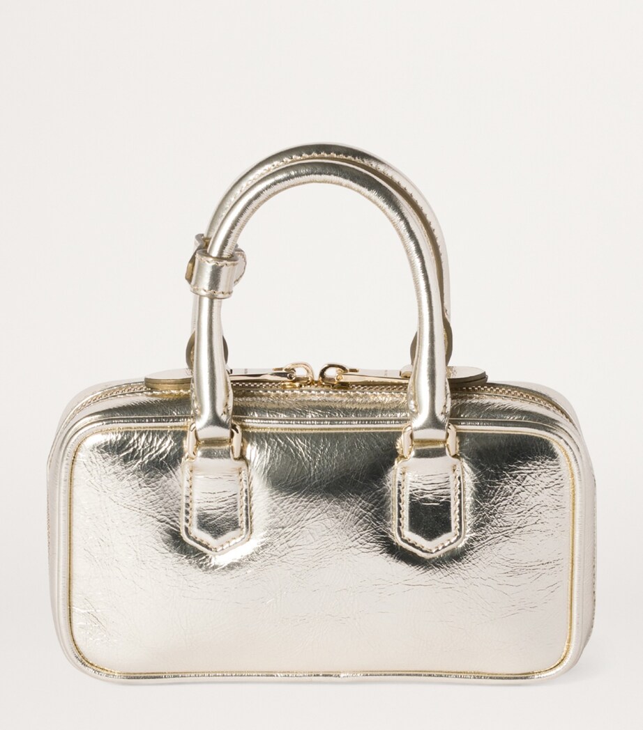 Miu Miu Mini Leather Arcadie Top-Handle Bag Image 3