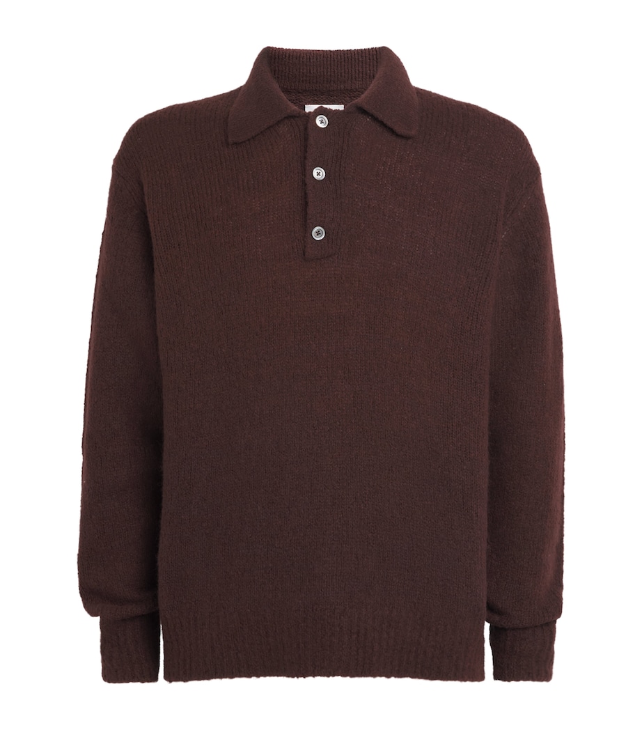 Alpaca-Blend Rasmus Polo Sweater MAHOGANY Image 1