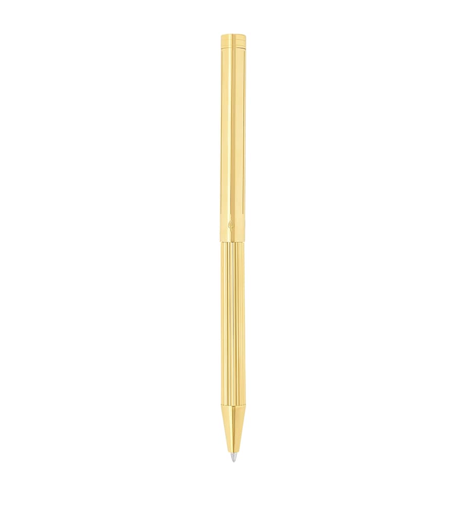 Palladium and Yellow Gold-Trim Classique Ballpoint Pen GOLD Image 1