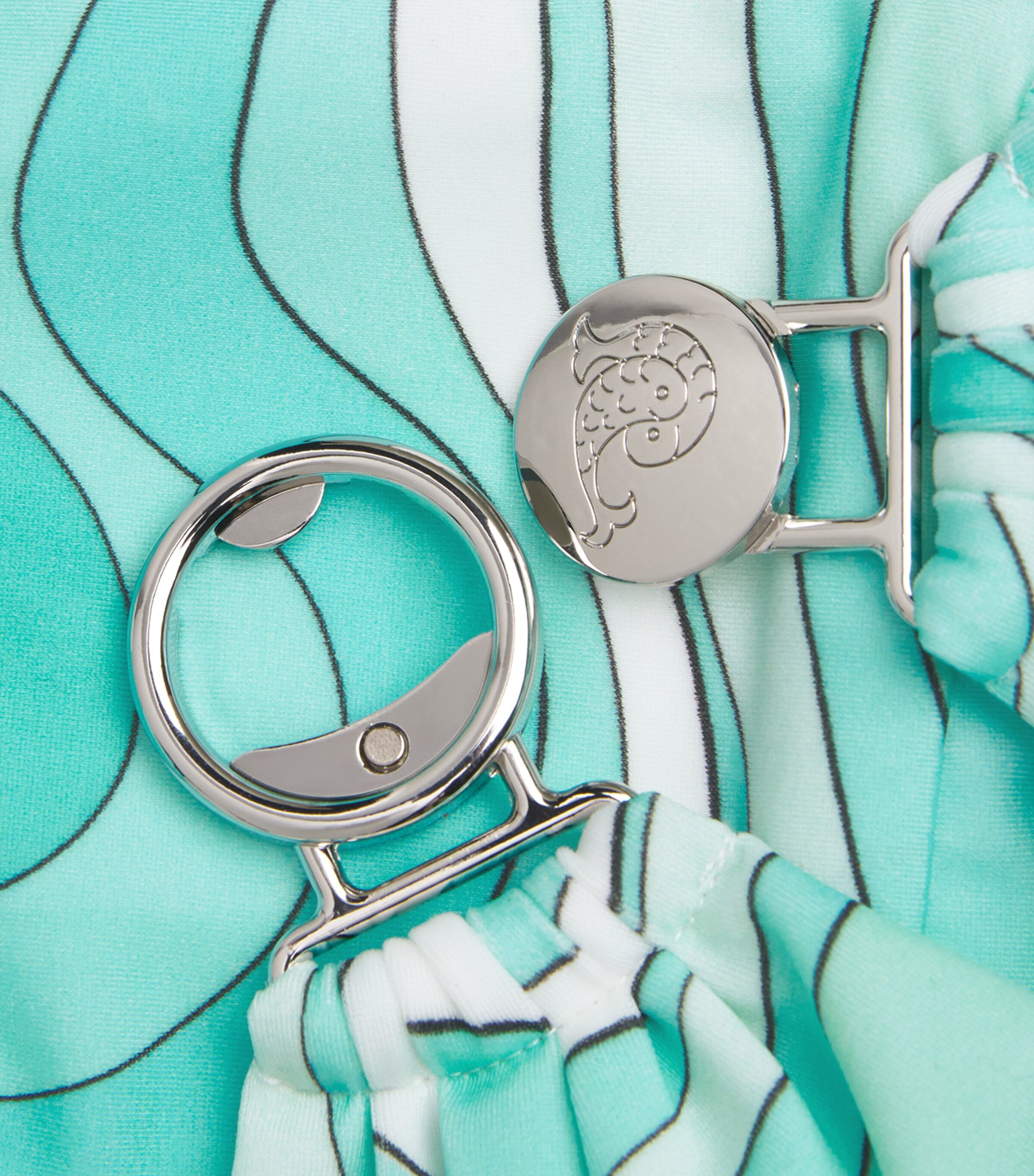 Marmo Bandeau Bikini Top 067/TURQUOISE Image 4