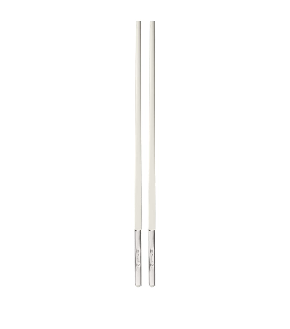 Christofle Silver-Plated Uni Chinese Chopsticks White