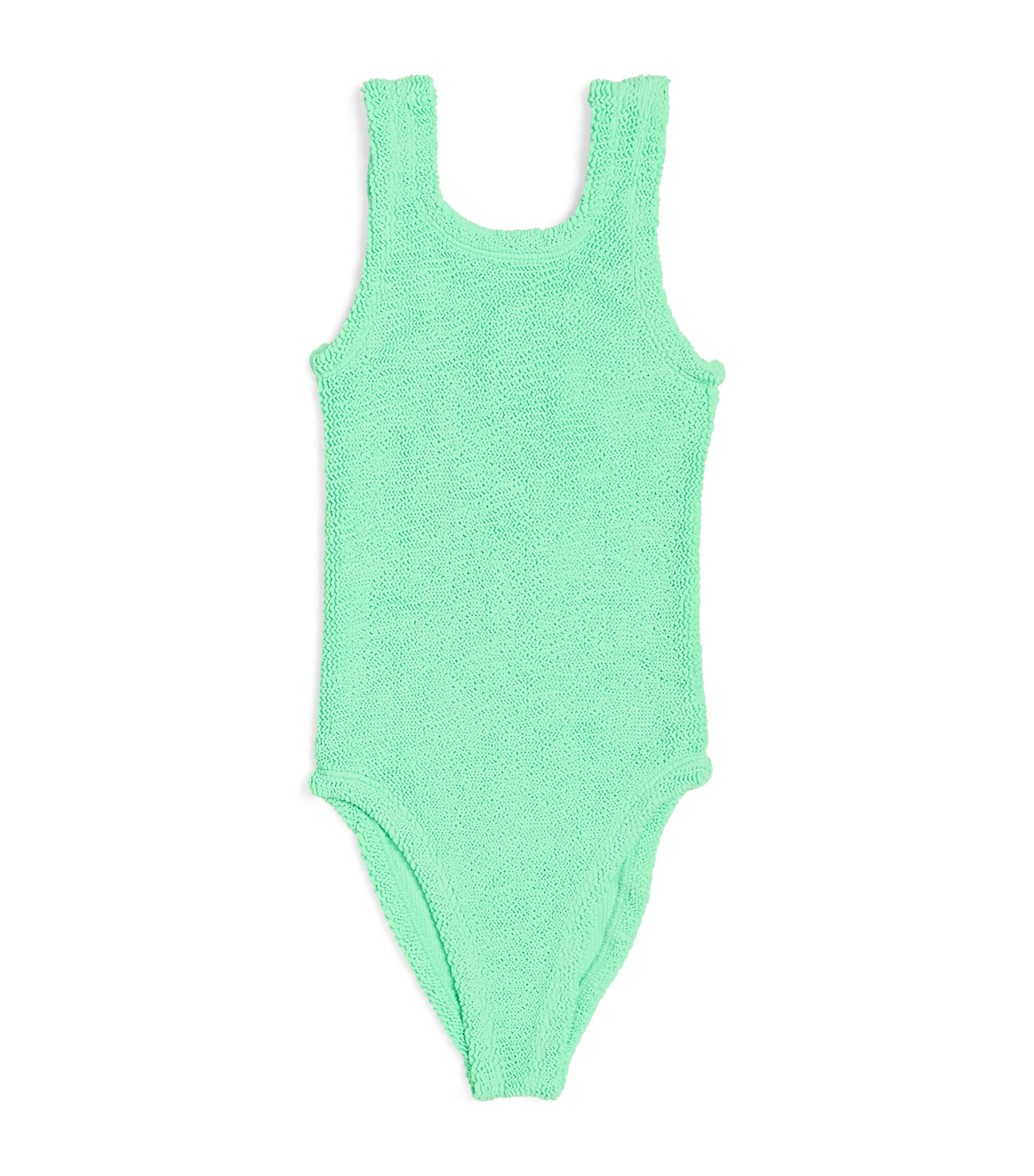 Shop Hunza G Classic Swimsuit In Green