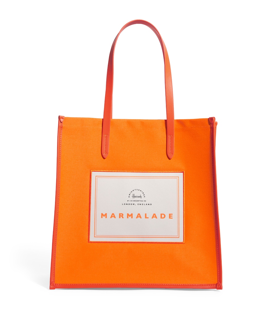Cotton Marmalade Condiments Shopper Bag ORANGE Image 1