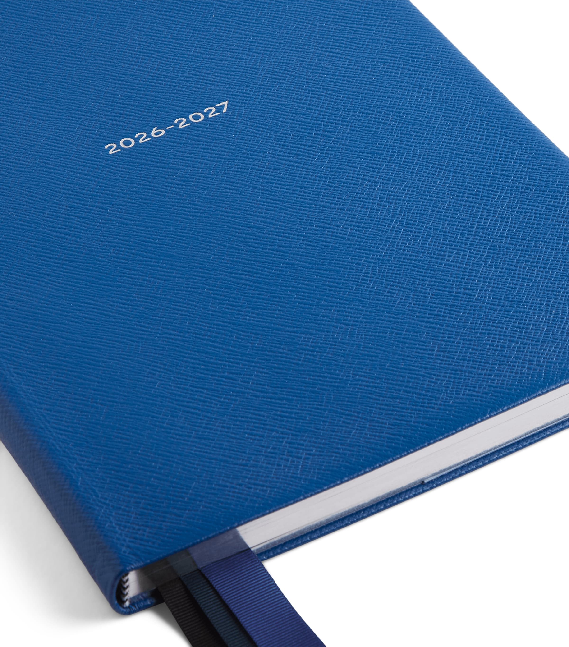 Smythson Leather Portobello Weekly Diary 2026-2027 Cerulean Image 5