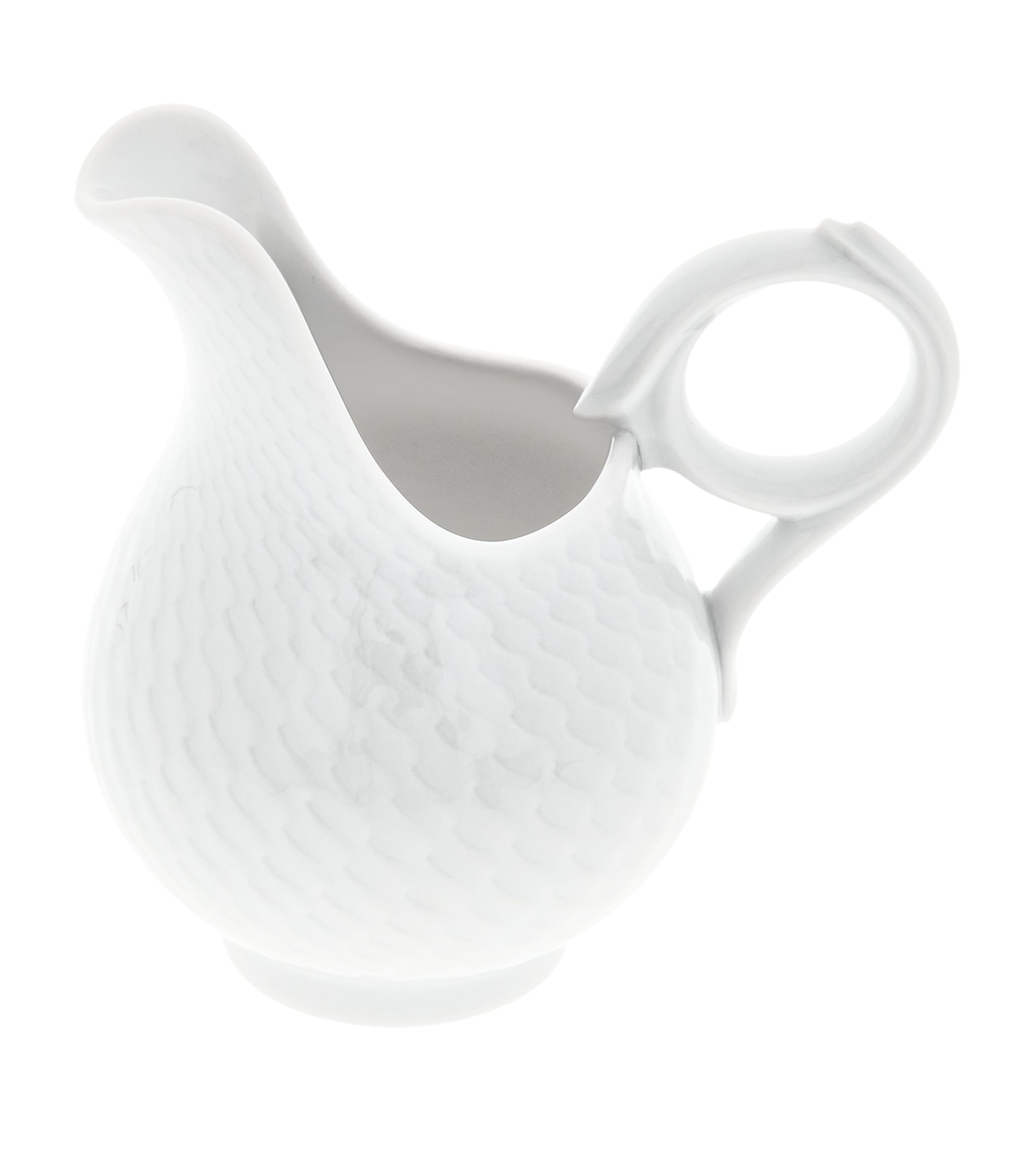 Waves Relief Creamer WHITE Image 1