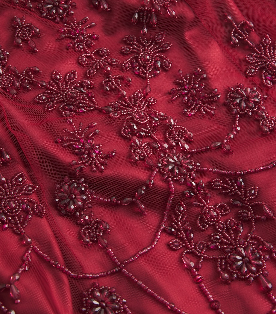 Embellished Chandelier Gown CABERNET/CRYSTAL Image 5