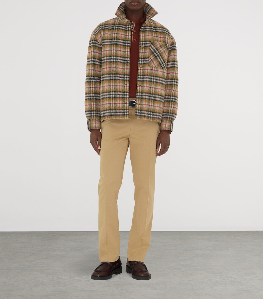 Cotton Tailored Trousers FLAX Image 2