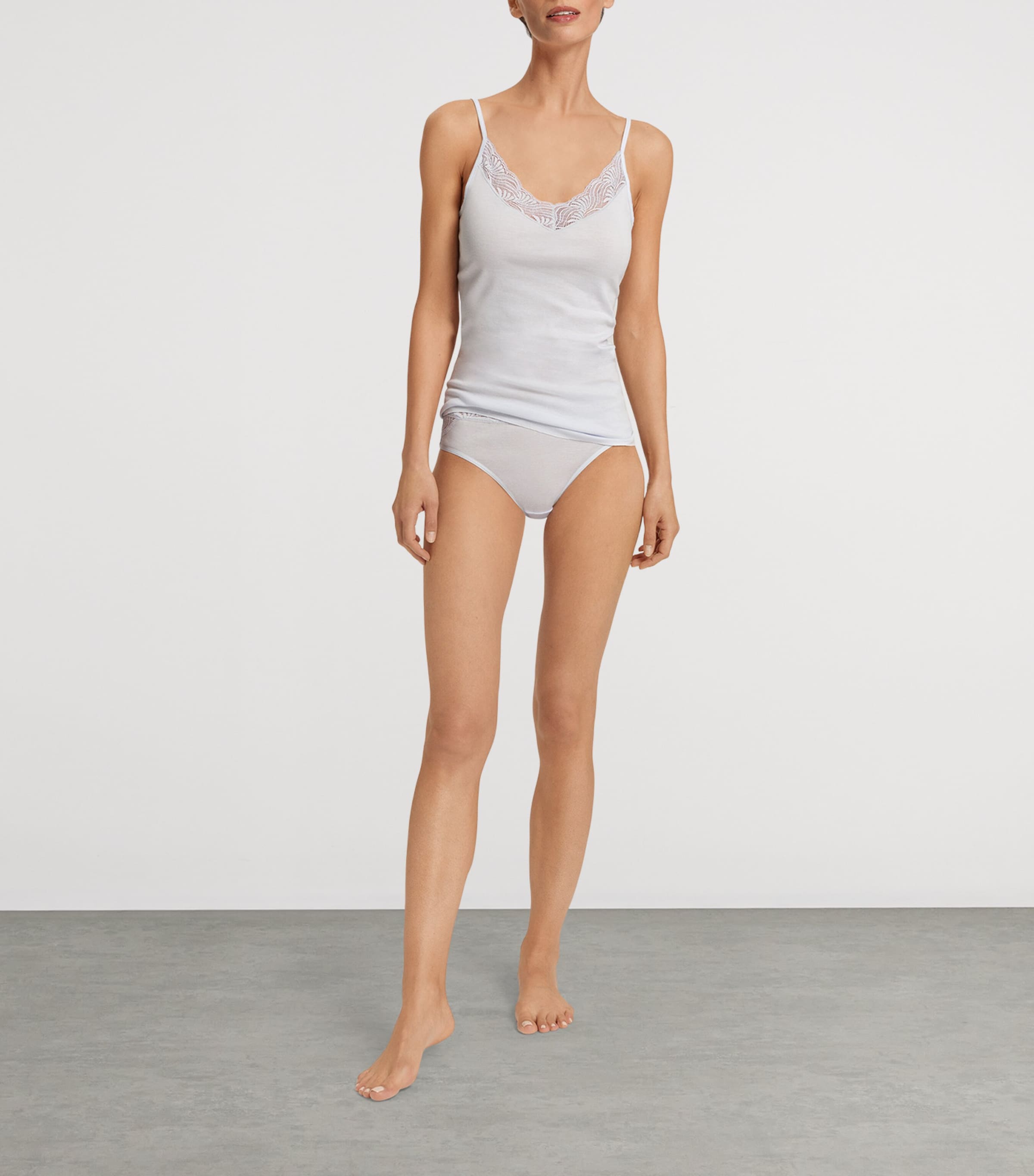 Cotton Delight Cami Top POWDER BLUE Image 5