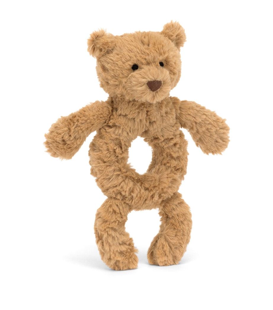 Jellycat Bartholomew Bear Ring Rattle (18cm) Image 1