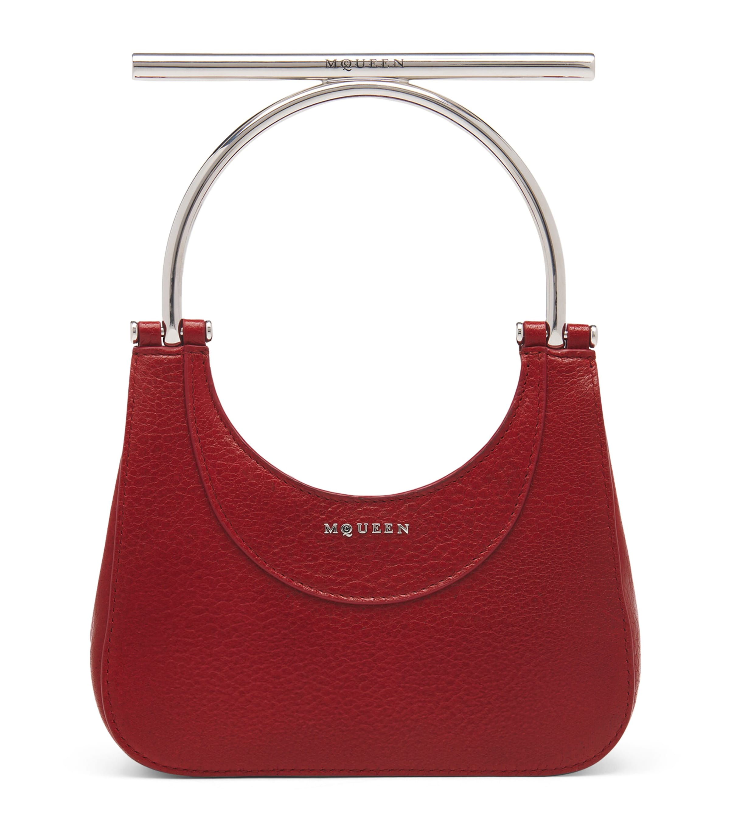 Alexander Mcqueen Mcqueen Mini T-bar Crossbar Leather Handbag In Pink