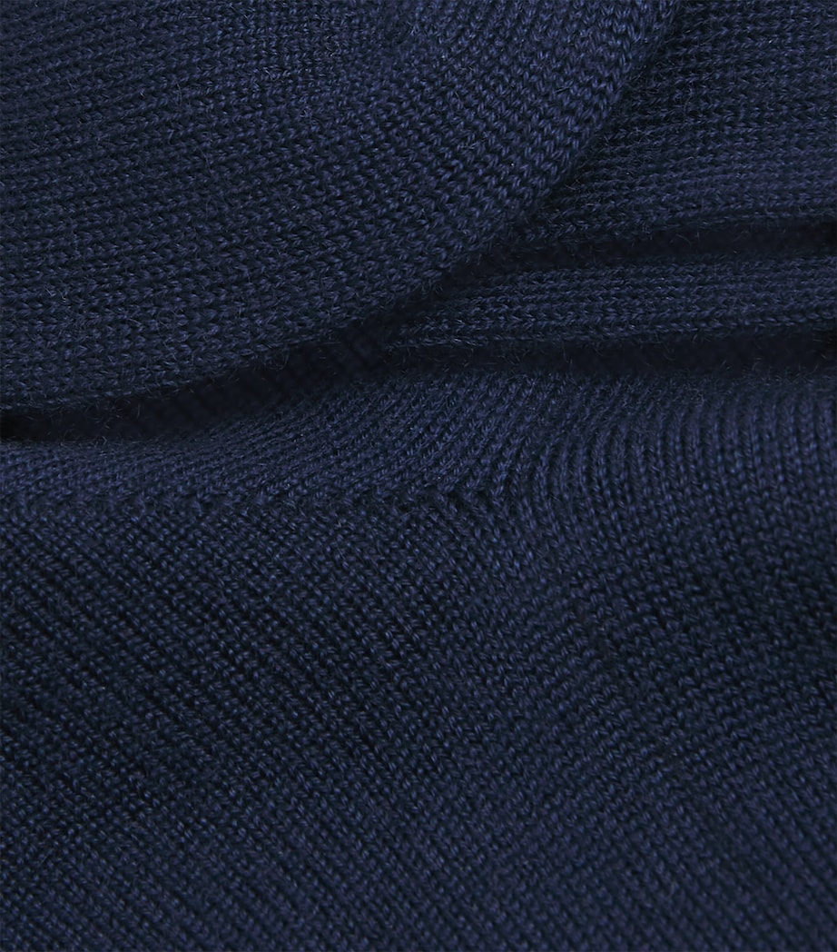 Cashmere-Blend No.1 Socks 6129 MARINE Image 4