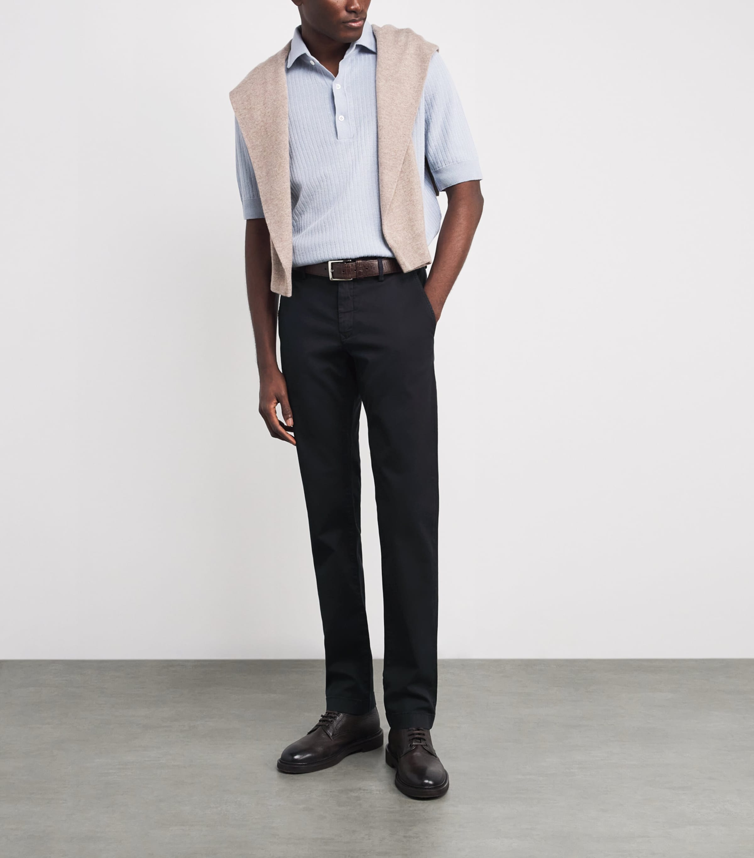 Bobby Slim Chinos Y99 NAVY BLUE Image 2