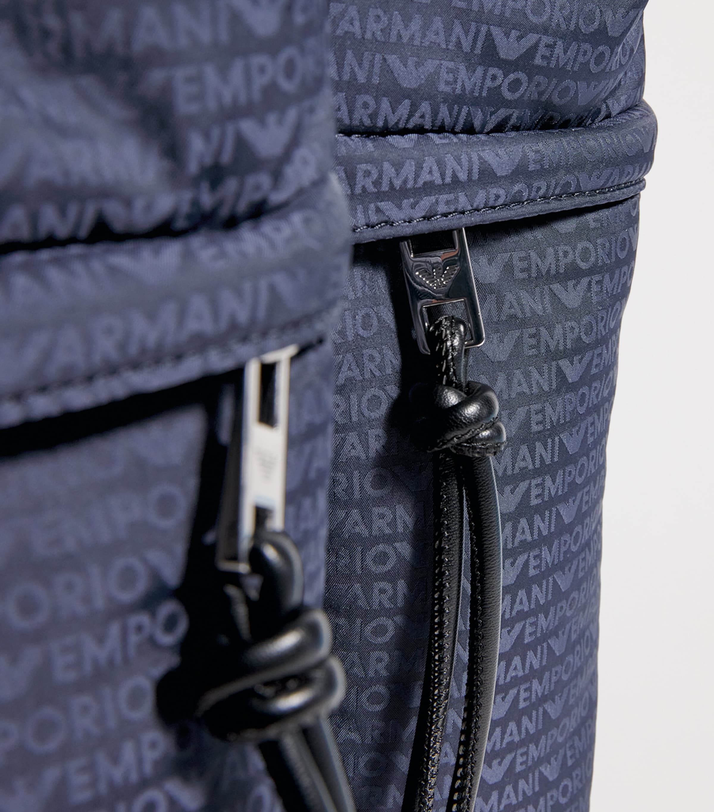 Emporio Armani Padded Jacquard Backpack Image 4