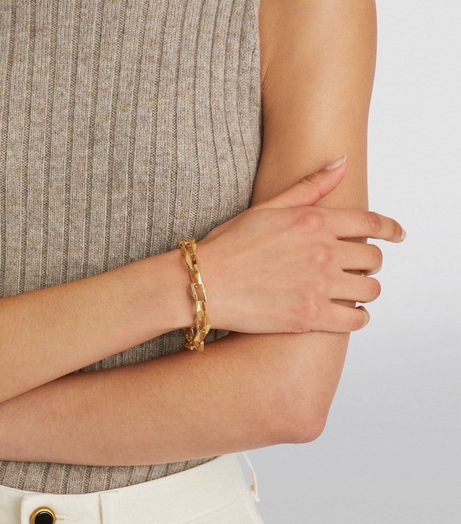 Diamond Chain Bracelet GOLD Image 5