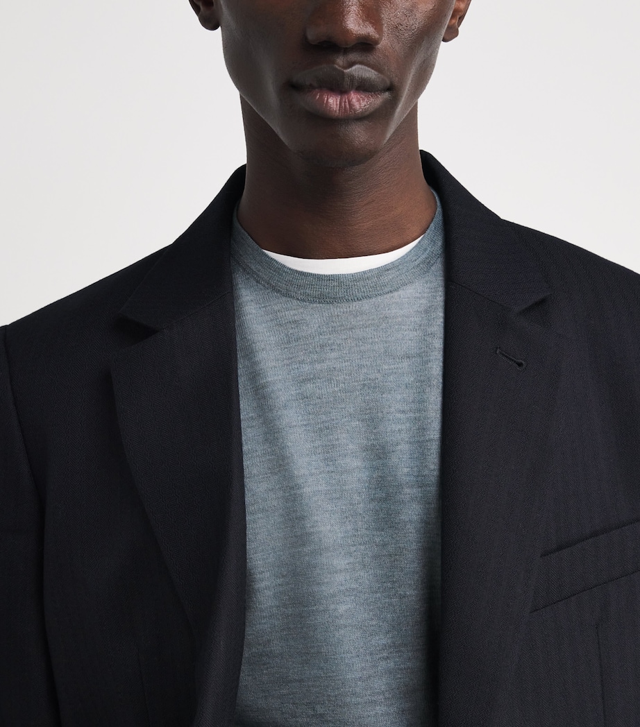 Cashmere-Silk T-Shirt 3 SKY GRET Image 6