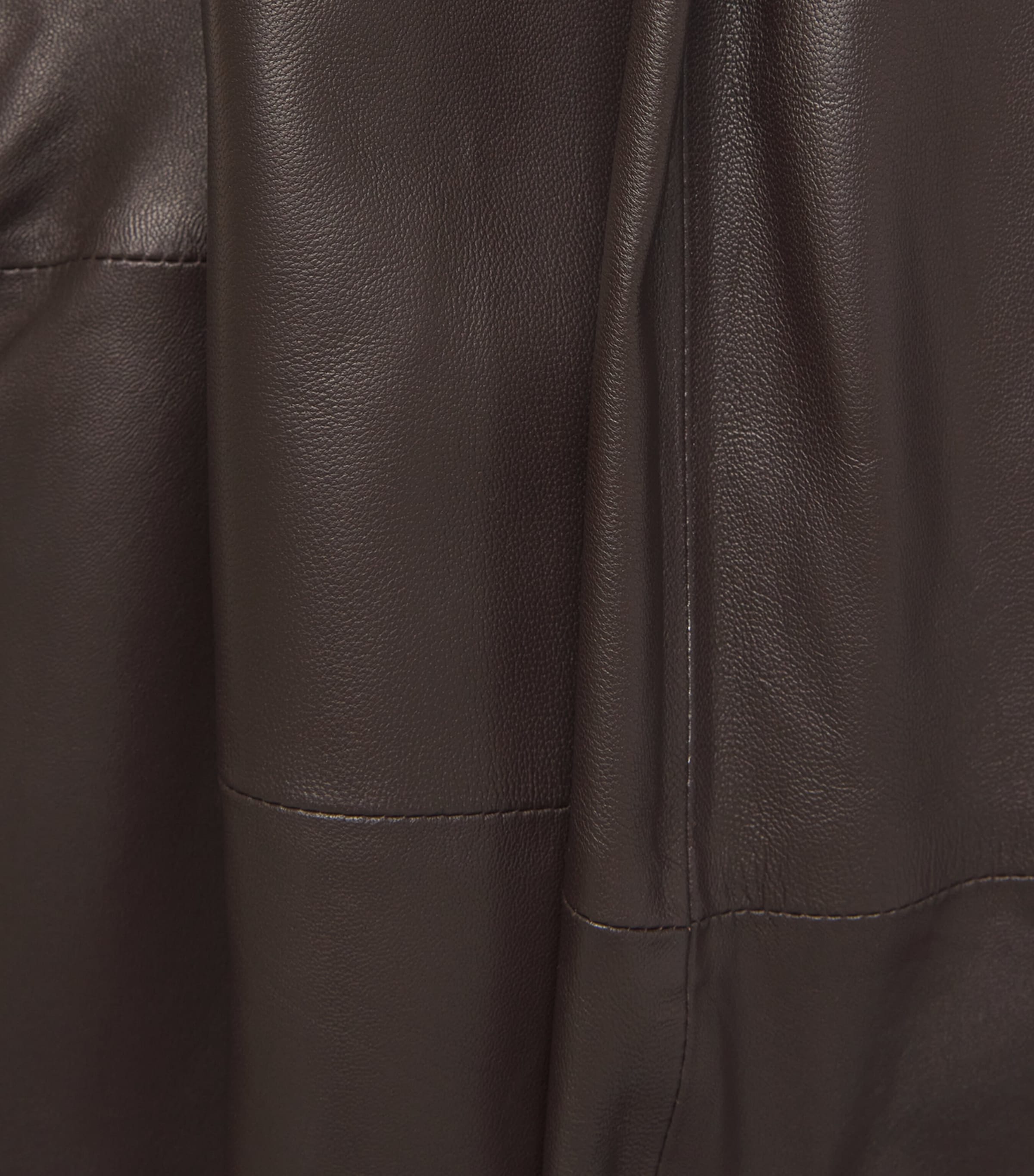 Arma Womens Lambskin Eleni Maxi Skirt Coffee Bean Image 6