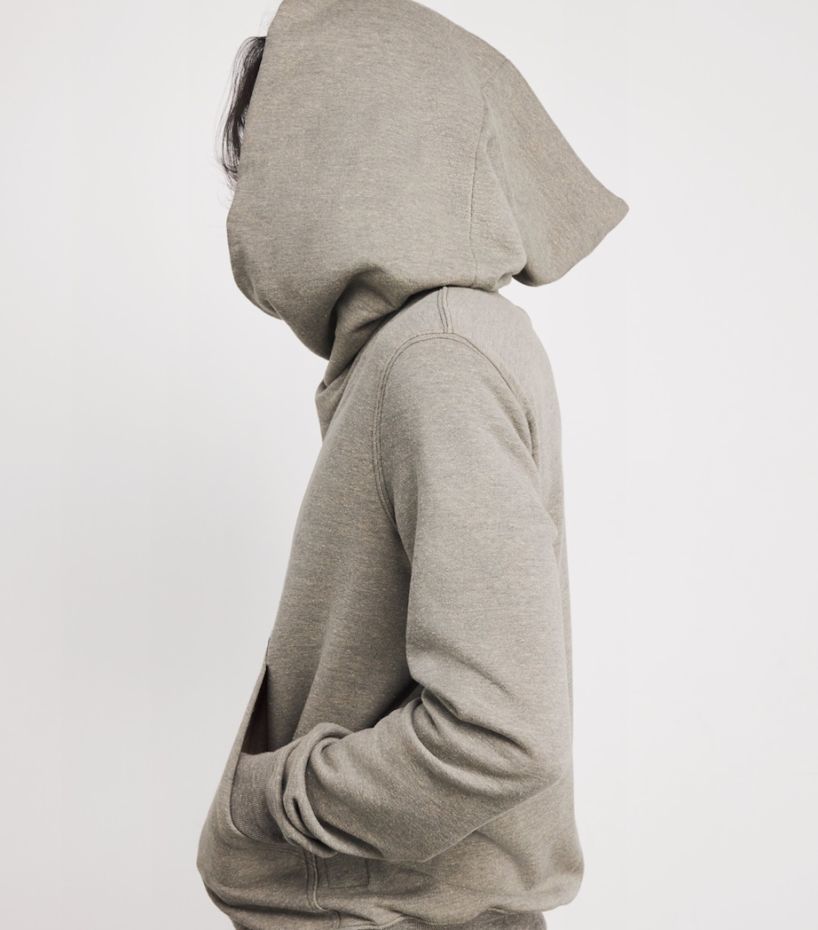 Organic Cotton Mountain Hoodie GREY MELANGE - 178 Image 6