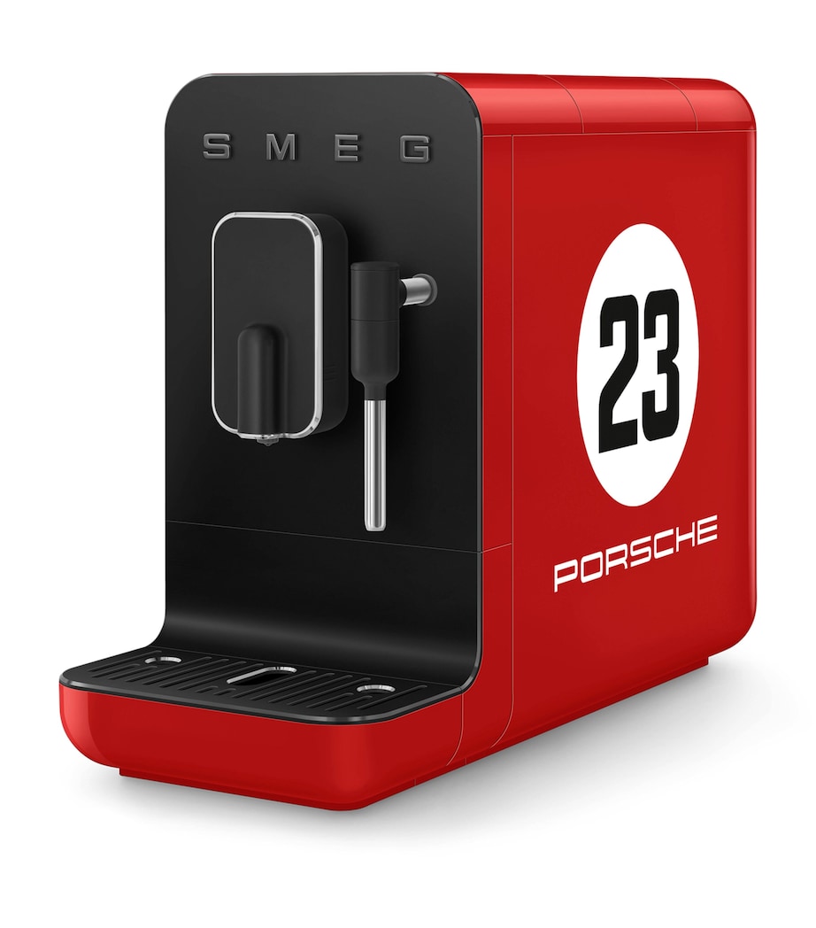 Smeg x Porsche Bean to Cup Automatic Coffee Machine RED Image 1