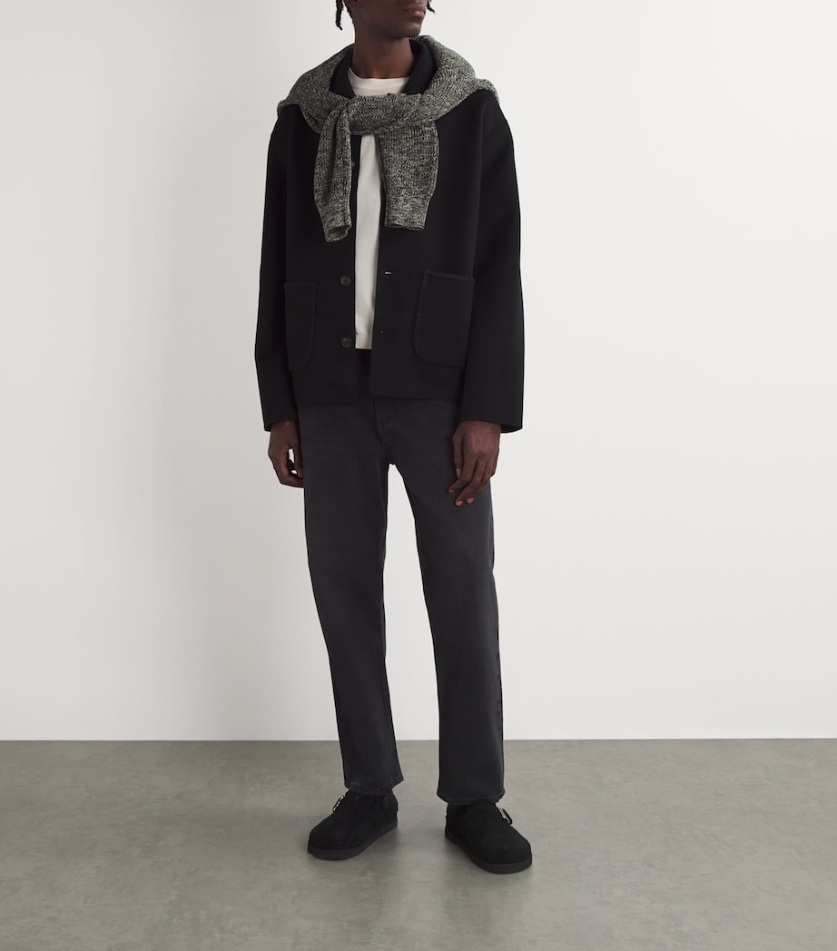 AGOLDE Mens 90's Straight Jeans Tar (washed Black) Image 2