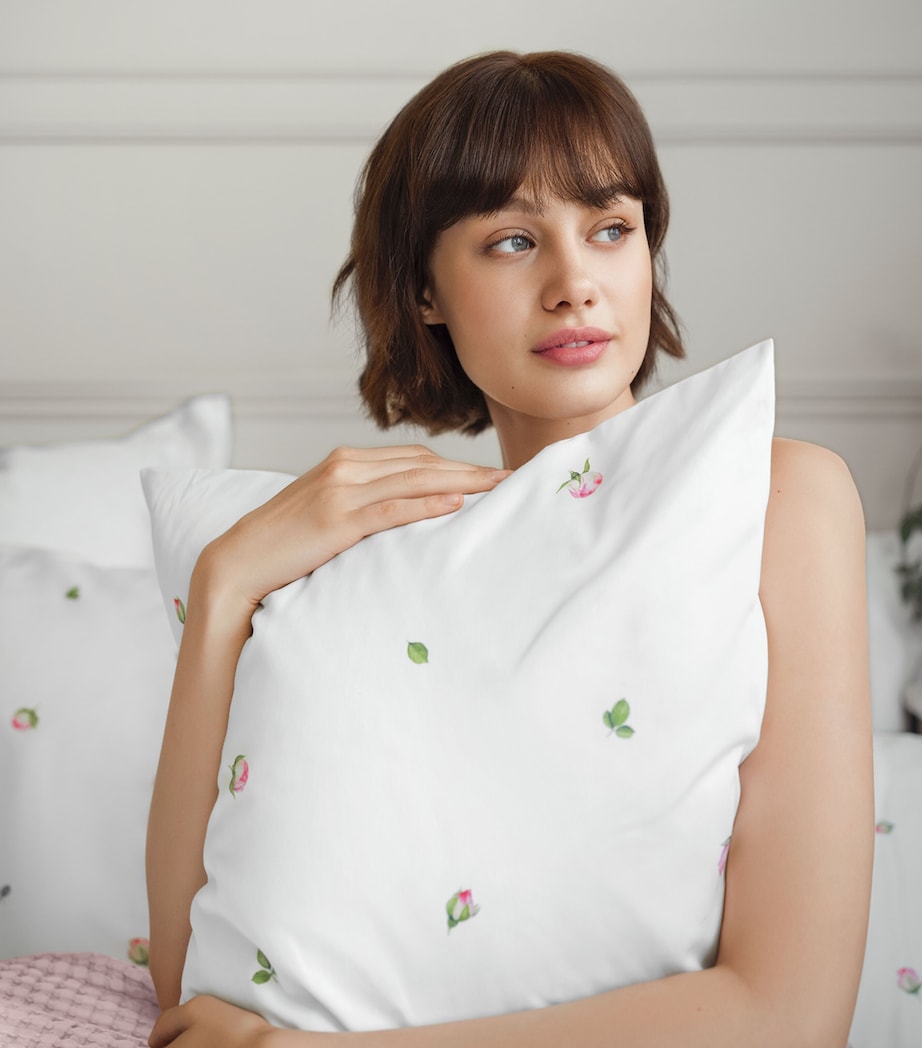 Floral Jeunesse-Noblesse King Duvet Cover BLANC Image 2