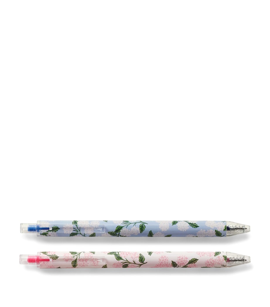 Set of 2 Hydrangea Gel Pens MULTI Image 2