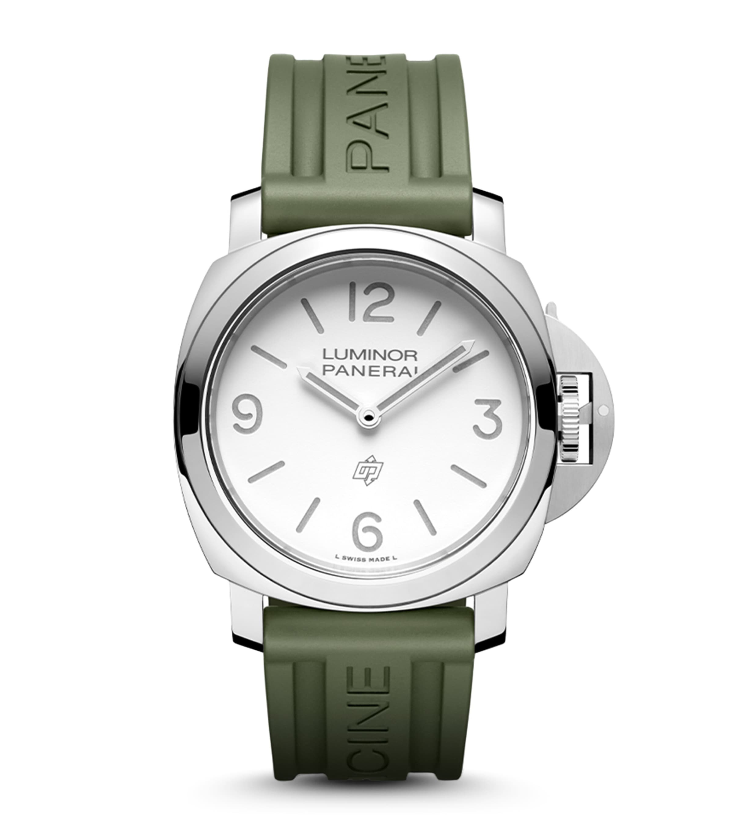 Steel Luminor Watch 44mm WHITE Image 1