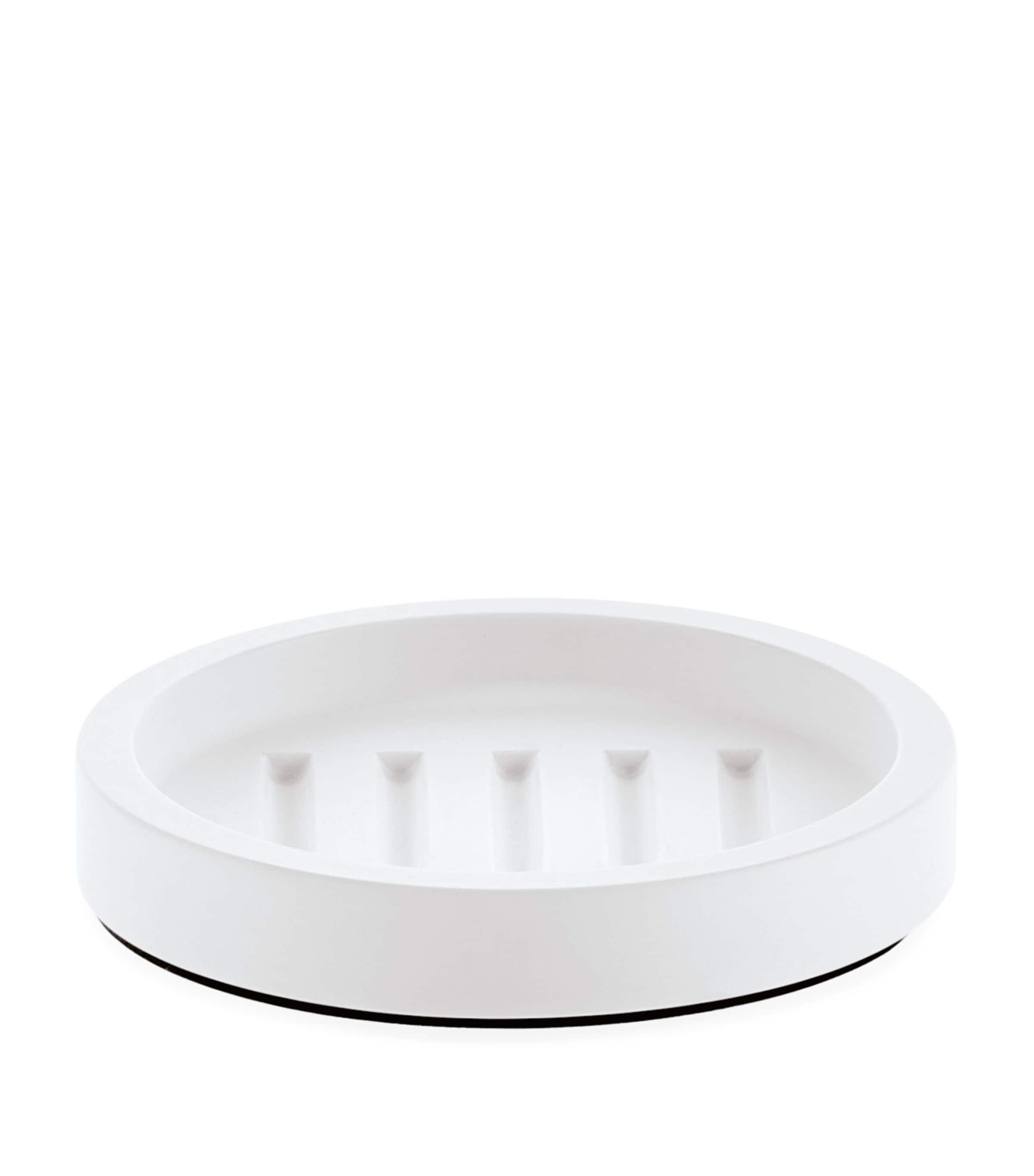 Stone Collection Soap Bench WHITE S/STEEL MATT Image 1