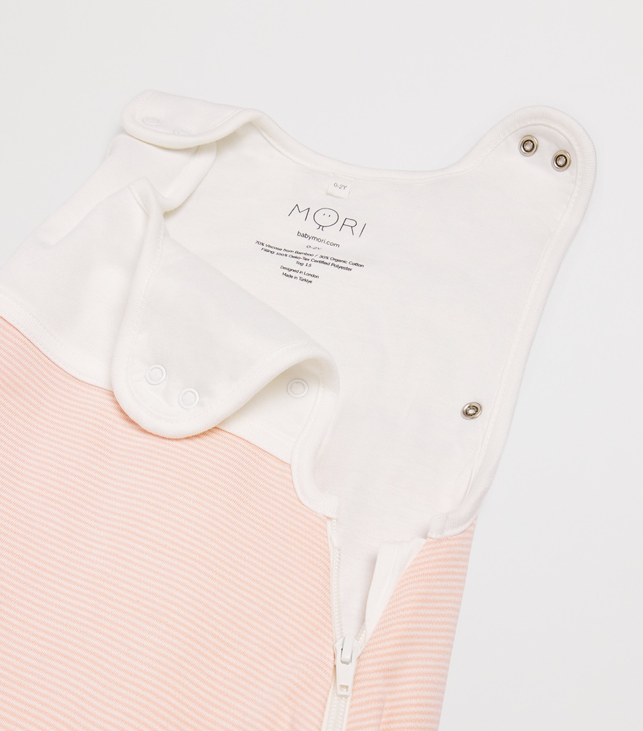 Stripe Clever Sleeping Bag (0-24 Months) BLUSH STRIPE Image 3