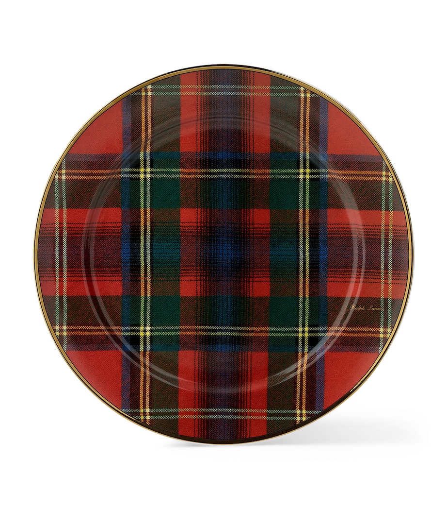 Alexander Charger Plate (32cm) RED MULTI Image 1