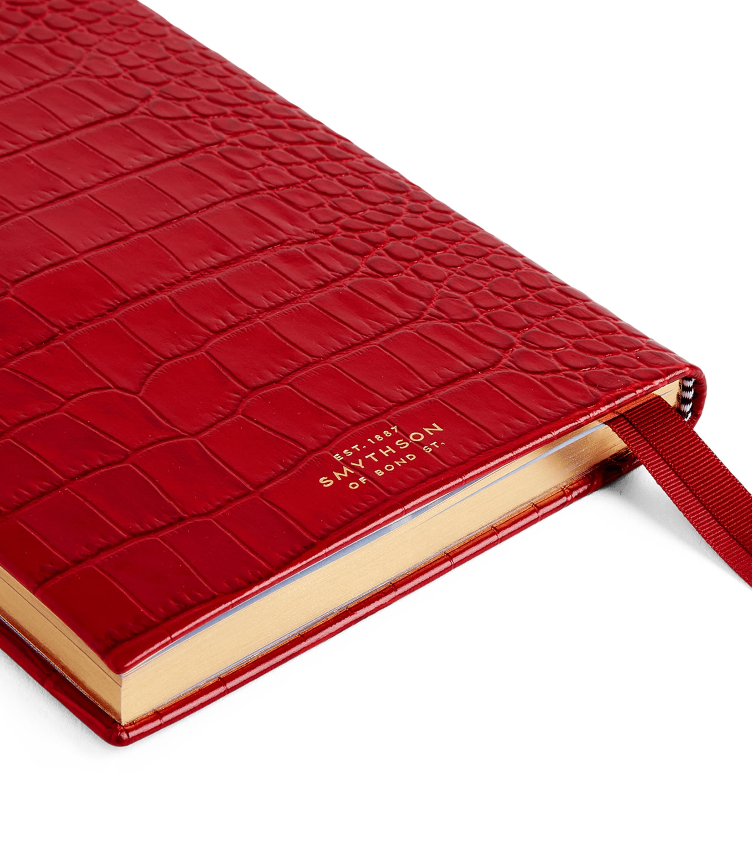 Smythson Leather Mara Soho A5 Mid-Year 2026 Diary Red Image 6