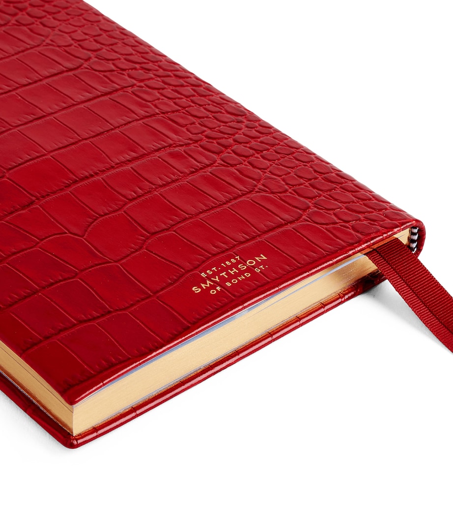 Smythson Leather Mara Soho A5 Mid-Year 2026 Diary Red Image 6
