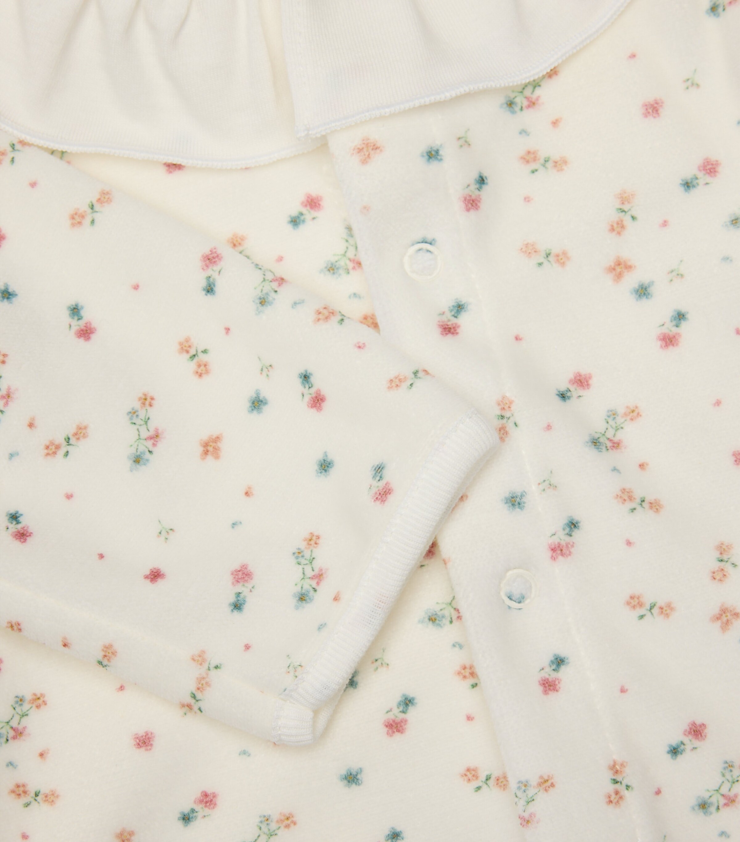 Petit Bateau Floral Print All-In-One (1-18 Months) Image 2