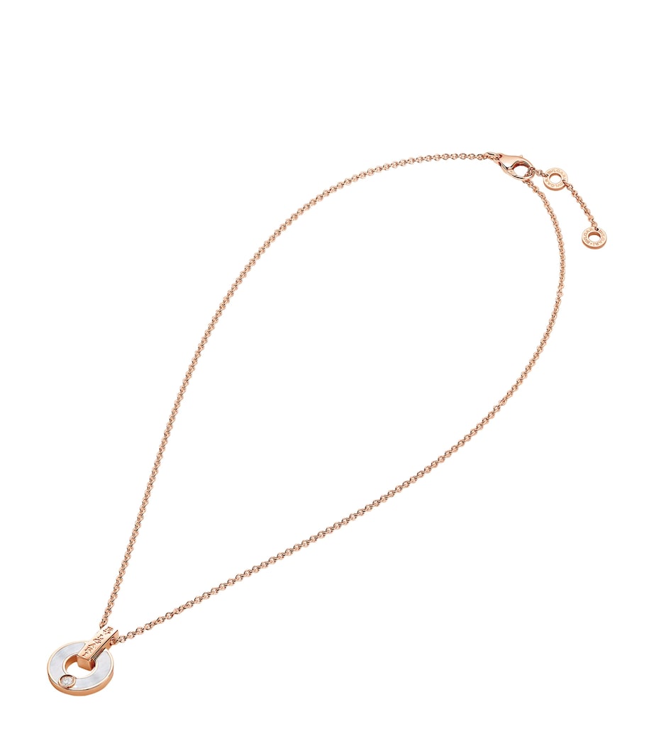 Rose Gold, Diamond and Mother-of-Pearl BVLGARI BVLGARI Necklace PINK GOLD Image 1