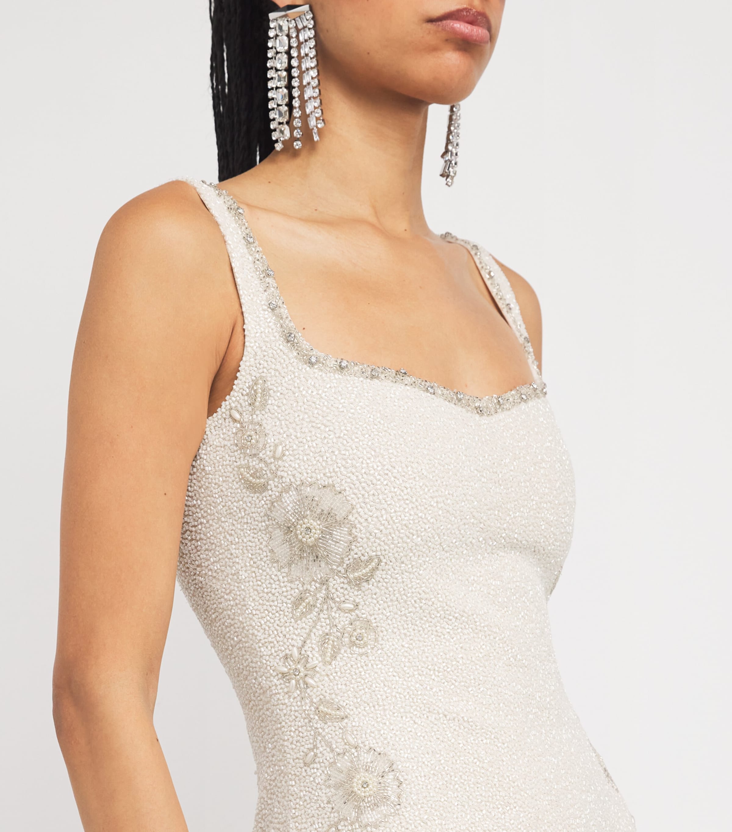 Embellished Twilight Mini Dress IVORY Image 4