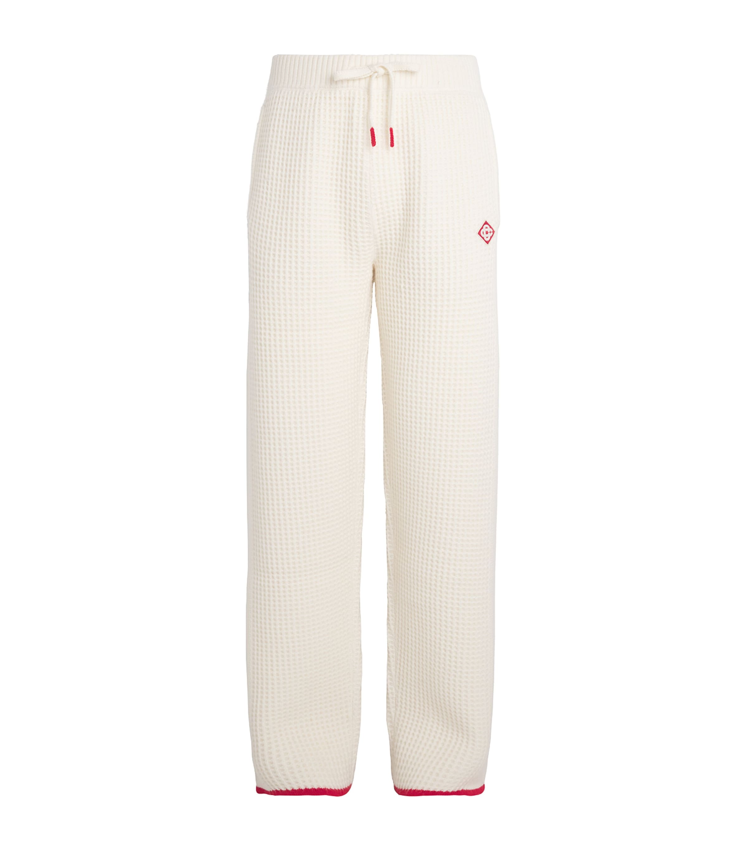 Wool Waffle Sweatpants WHITE Image 1