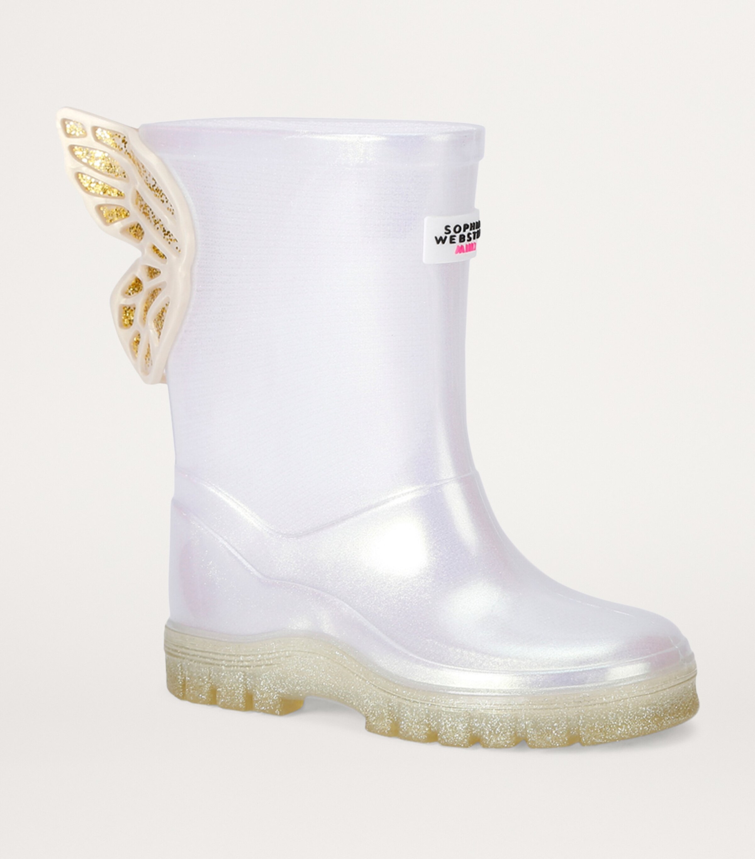 Sophia Webster Mini Butterfly Wellington Boots Grey/light Image 3