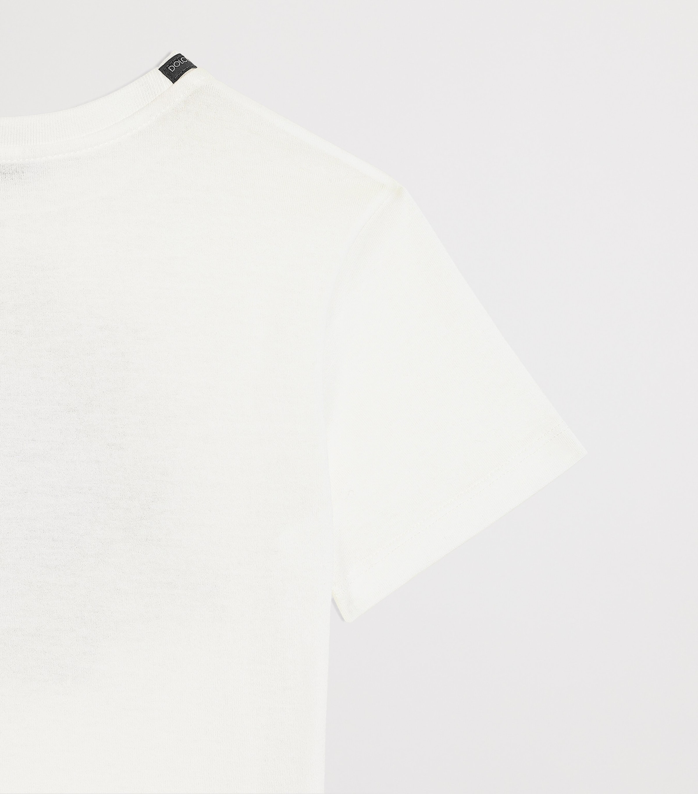 Dolce&Gabbana Kids Cotton Floral T-Shirt (8-12+ Years) White Image 4