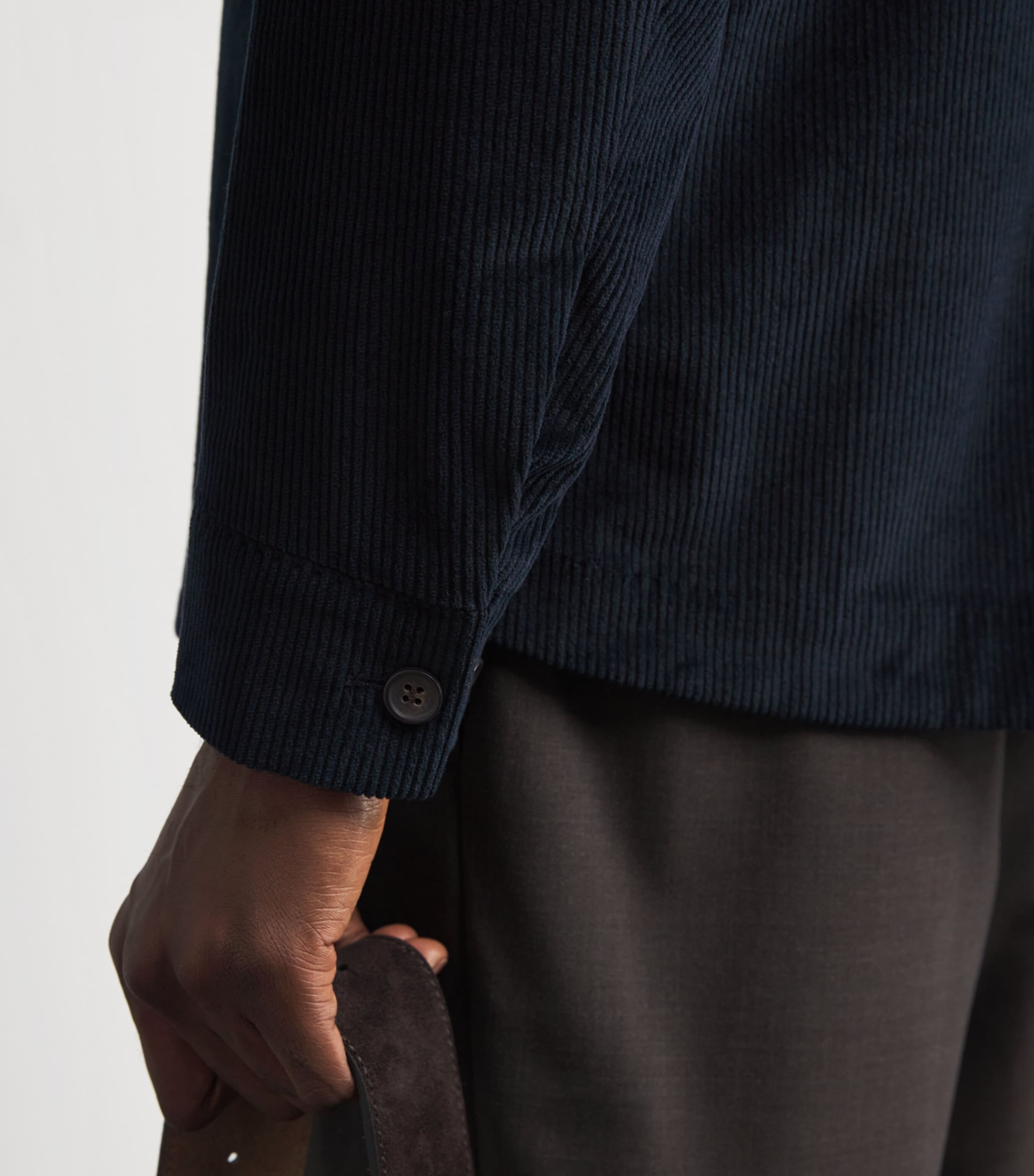 Cotton-Blend Corduroy Scala Overshirt NVY NAVY Image 6