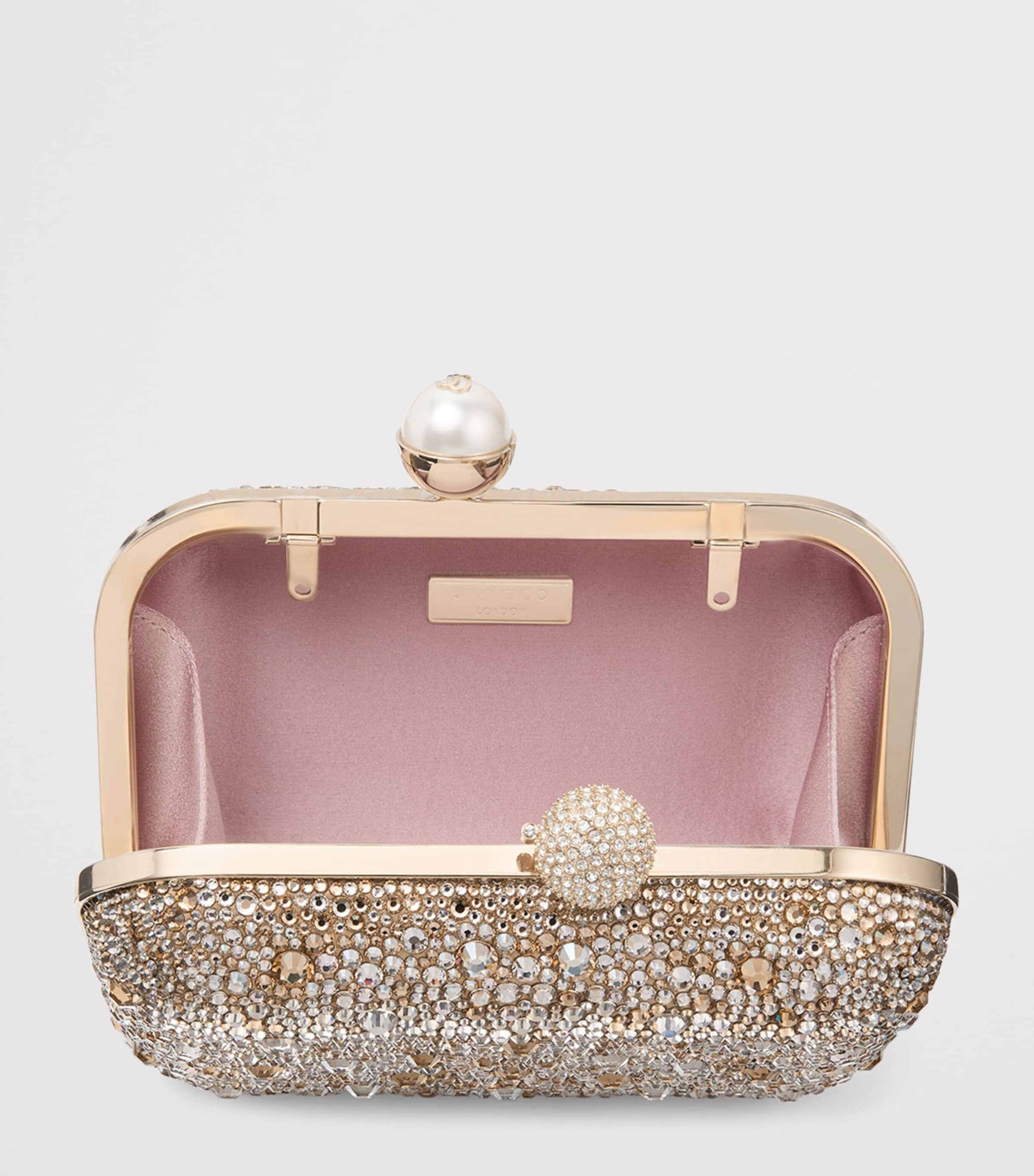 Jimmy Choo Cloud Clutch Bag Crystal Mix Image 4