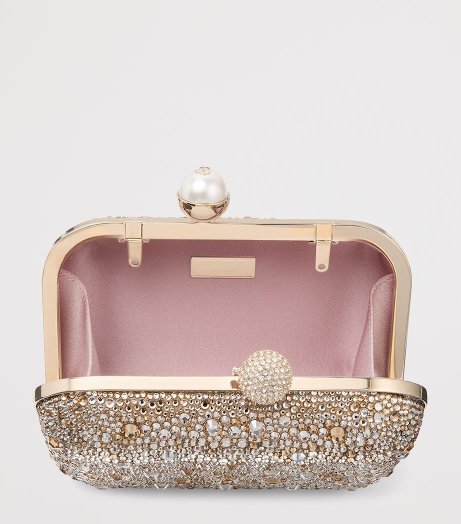 Jimmy Choo Cloud Clutch Bag Crystal Mix Image 4
